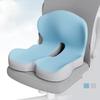 L-Shaped Integrated Seat Cushion Memory Foam Cushion with Lumbar Support Back And Seat Cushion for Tailbone Pain Relief Car Seat Office Chair