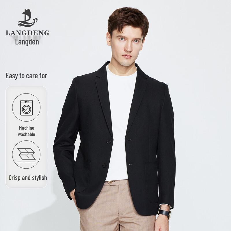 Langdeng Men's Light Business Casual Blazer
