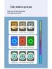 LED RGB Ceiling Fan Light with Remote Control, E27 Base, Dimmable, 360° Rotation for Bedroom