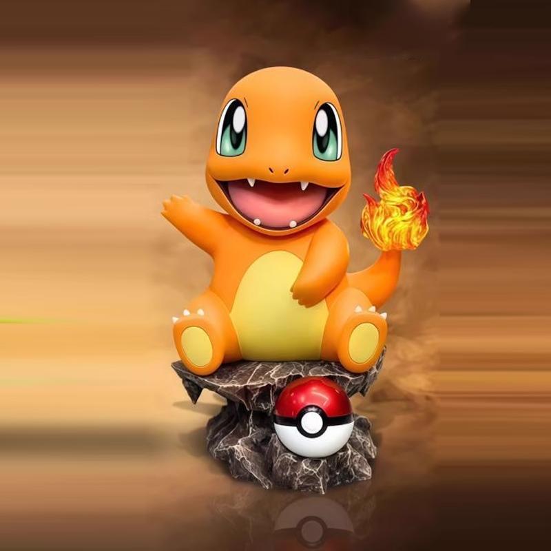 

9Cm Replica Bulbasaur Charmander Anime Figurine Sceptile Gk Handmade Doll Anime Peripheral Trendy Play Model Ornament