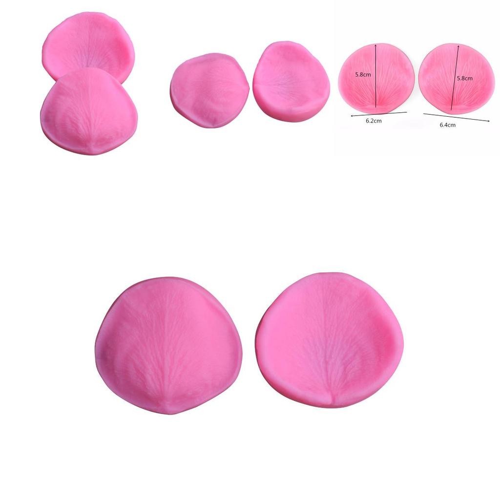 Flexible Silicone 3d Rose Petal Flower Veiner Mold Perfect For Gum Paste Art