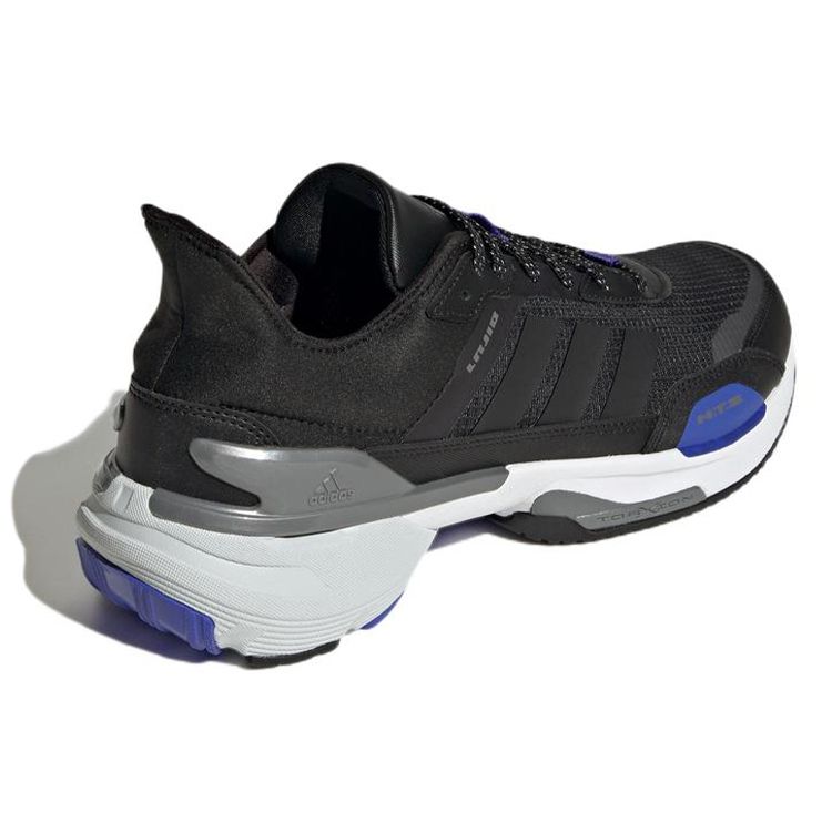 Adidas Mts Comfortable Trendy Non-Slip Wear-Resistant Low-Top Marathon Running Shoes Unisex Sneakers Black Blue HQ6109