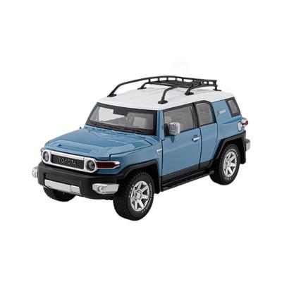 1/24 Toyota FJ Land Cruiser SUV Samochód Zabawka Terenowy Odlew Metalowy Stop Pojazd Miniaturowy Model Kolekcjonerski Prezent dla Chłopca Dzieci