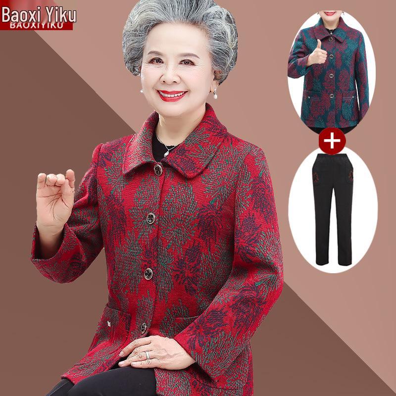 

Весенняя флисовая куртка для пожилых женщин 60-70 лет 3XL (115-130 lbs)
