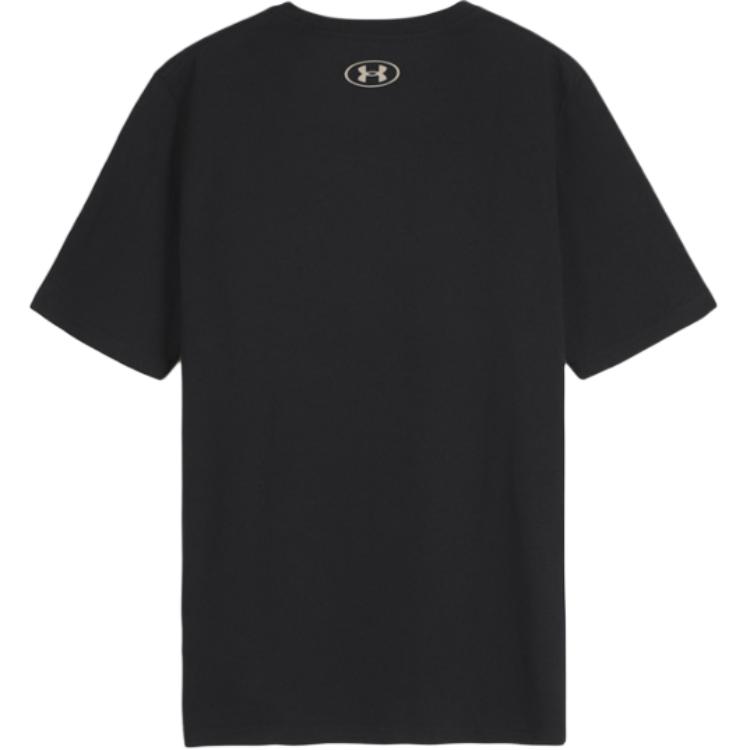 Under Armour Logo Crew Neck Short Sleeve T-Shirt Men Tops 1326799-003