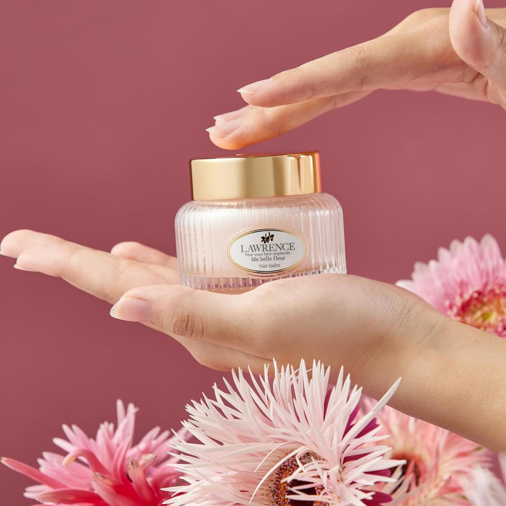 LAWRENCE Shining Through Hair Balm, Mabel Fleur, 40g, Hair Styling, Floral Scent, Cattleya