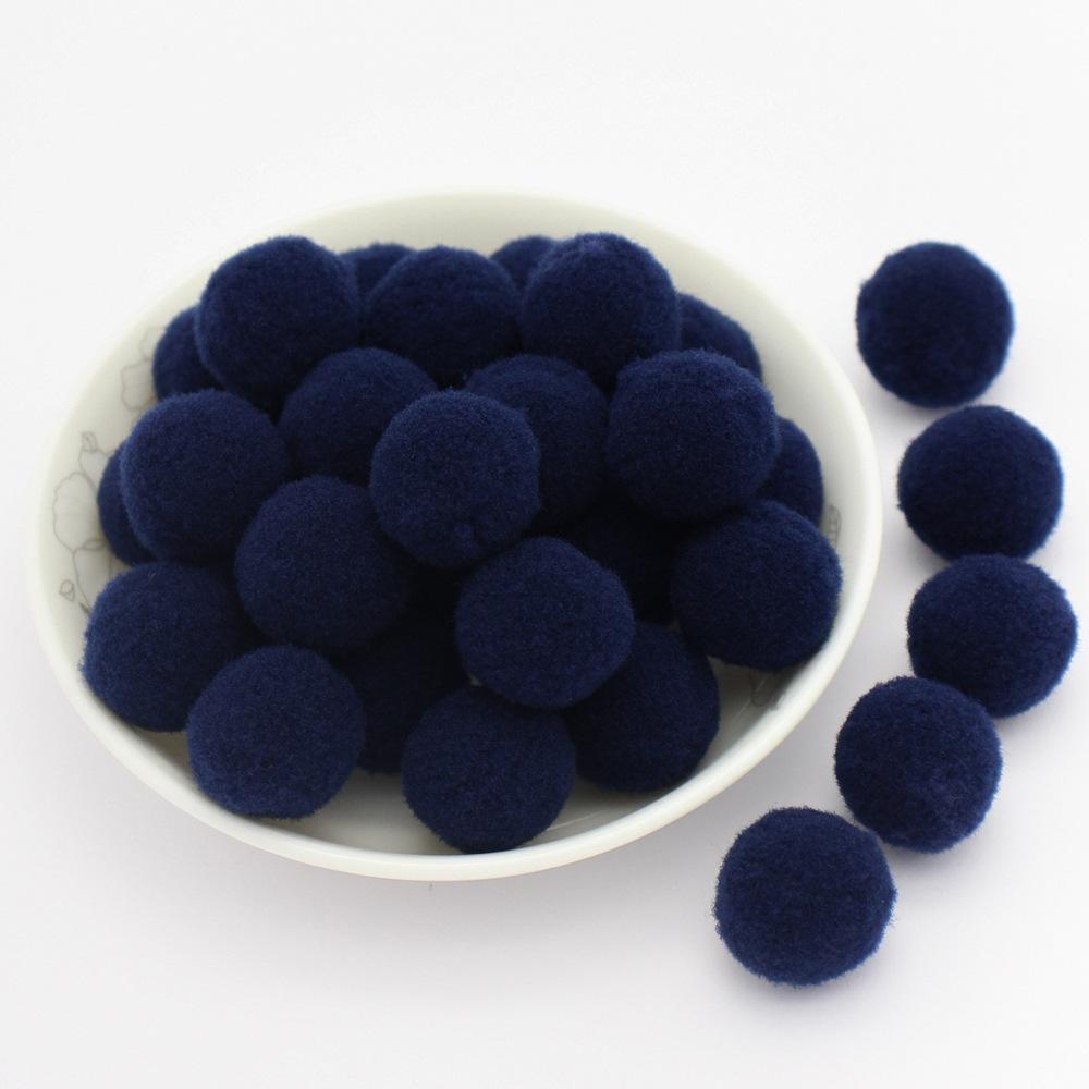 Colored Pompoms 81015202530Mm High Elasticity Soft Diy Pom Poms Fuzz Ball Pompom For Crafts Wedding Decor Kid Creative Toy