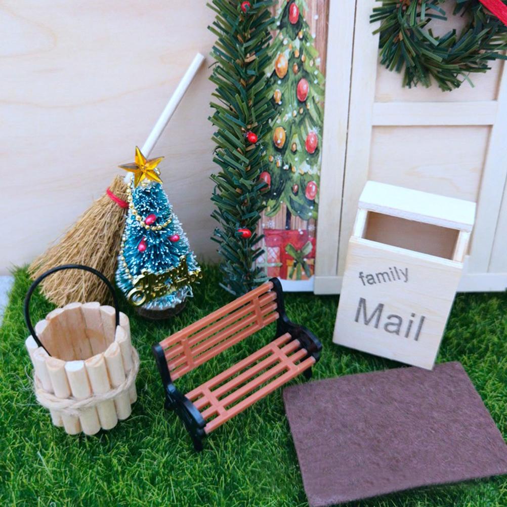 Декоративный набор аксессуаров для кукольного домика Миниатюрный набор гномов Аксессуары Украшения для сада кукольного домика