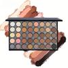 Lidschattenpalette mit 40 Farben, mit Mascara, Lidschattenpinsel, Eyeliner und Augenbrauenstift-Set für Damen