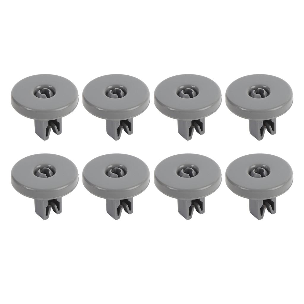 8PCS Dishwasher Rack Wheel ABS High Strength Dishwasher Lower Dish Rack Wheel Replacement