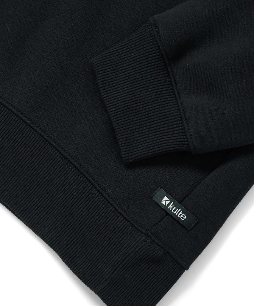KULTE Twill Arch Logo Crewneck Black