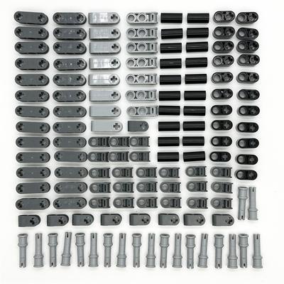 Kit Técnico de Placa de Pines de Rueda Neumático Bloques de Construcción Compatible 42003 32184 32054 Enlighten MOC Partículas de Montaje Ladrillo Juguete