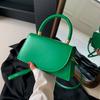 Foreign Texture Small Bag Women's New Popular Solid Color Messenger Bag Fashion Portable Small Square Bag Trend