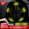 Car Sticker 5/10/15/20pcs Luminous Car Wheel Hub Stickers High Reflective Stripe Tape For Mercedes Benz AMG GLC GLE GLB W205 W20