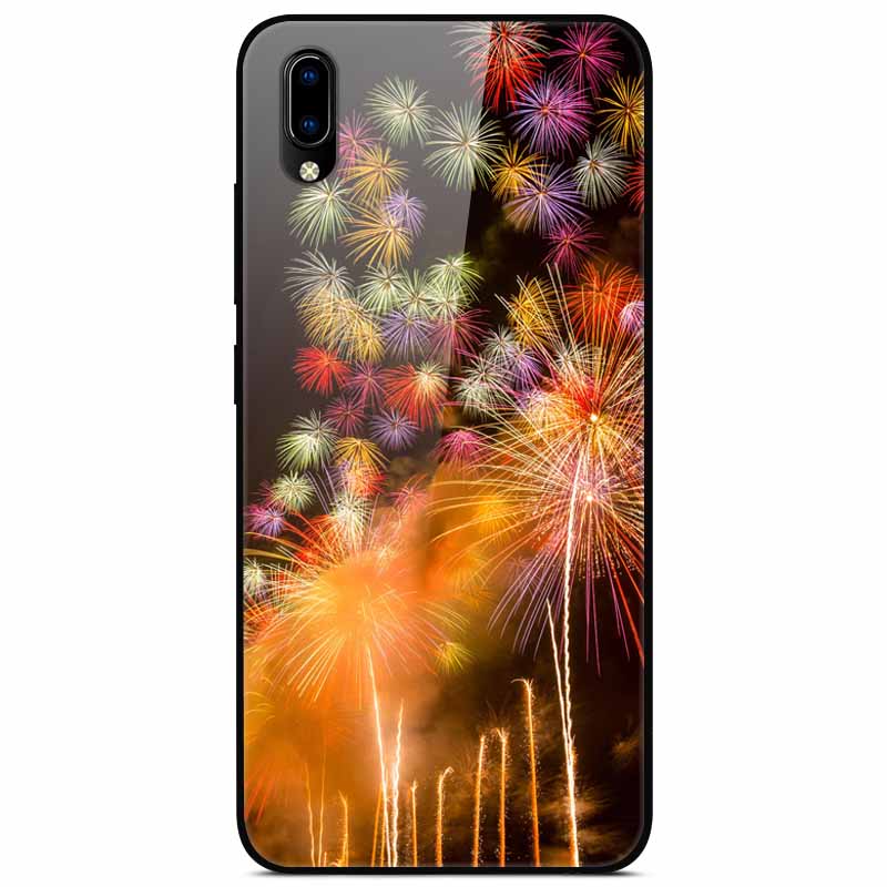Für vivo V17 Hüllen V17 Pro Gehärtetes Glas Harte Rückseite Für Vivo V15 Pro Handyhülle Coque Für Vivo X50 Pro Lite Hülle X 50Lite