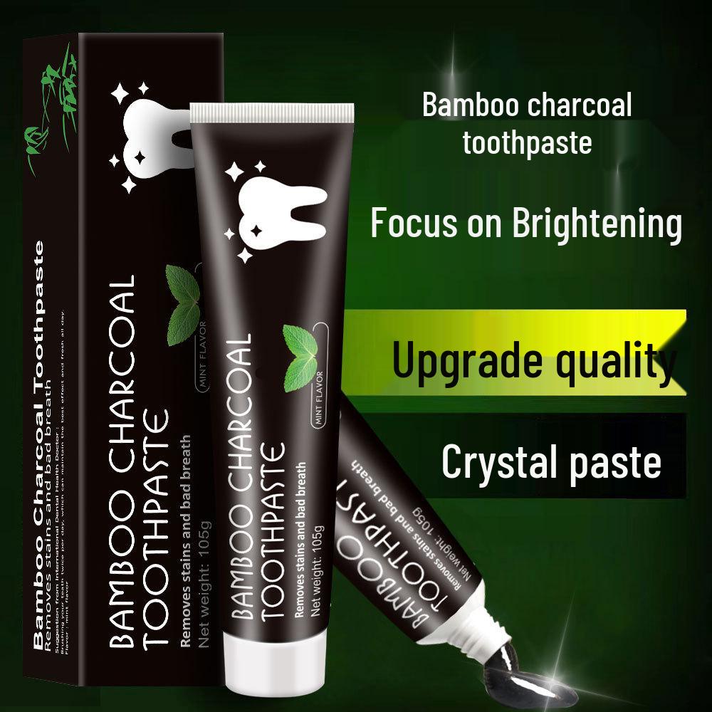 Bamboo Charcoal Activated Black Toothpaste: Fresh Breath & Oral Health Protector (Single Pack)