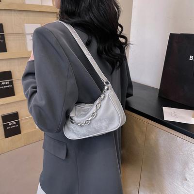 Niche Underarm Bag Summer 2025 New Trendy Fashion Chain One Shoulder Oblique Span Bag Women's Bag Texture Bag