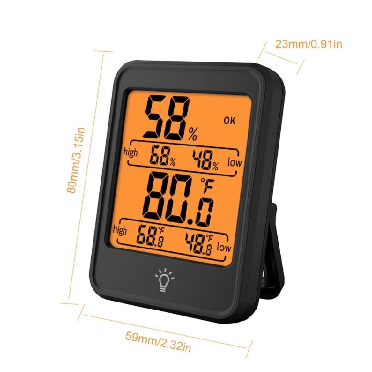 Weather Stations Magnetic Thermometers Hygrometer Digital Temperature Humidity Measurement Meter LCD Display for Home