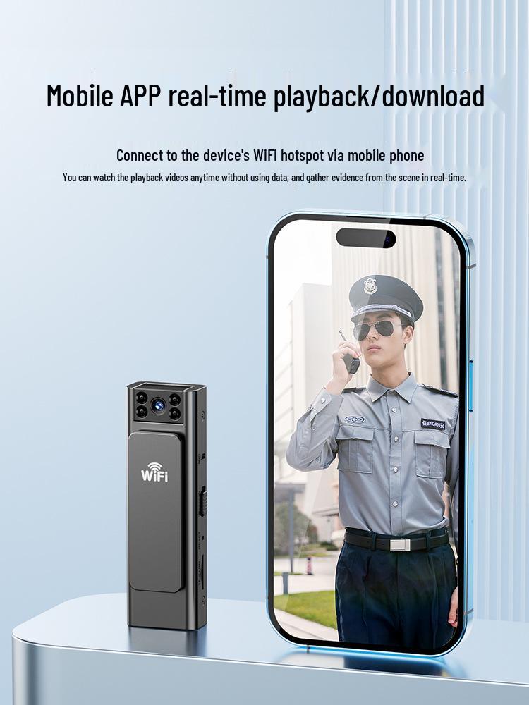 All-in-One Wireless Indoor Monitor with Video Camera & Voice Recorder for Law Enforcement