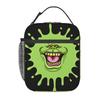 Ghostbusters Movie Slimer Artwork Printed Insulated Lunch Bag for Women Kids Portable Food Boxes Thermal Lunch Box Tote