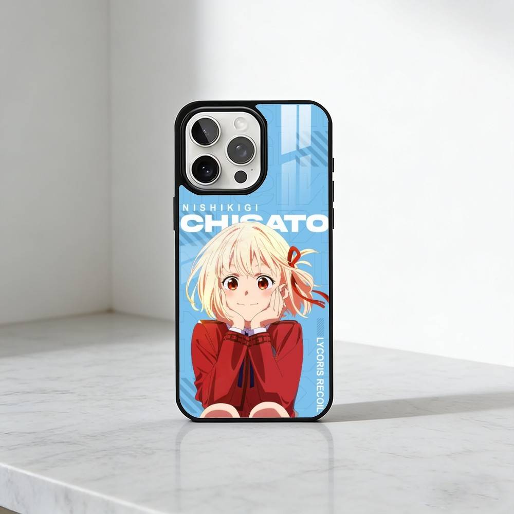 

DA-L-Lycoris R-Recoil Chisato Nishikigi Phone Case For iPhone17,16,15,14,13 Plus,Pro Max Magnetic For Magsafe Wireless Charging iPhone15Plus