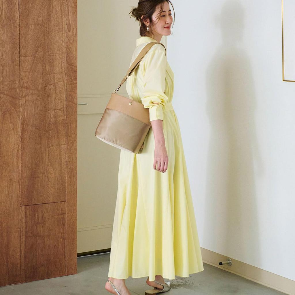 Nylon Combination Belt Design Shoulder Bag Breath TOPKAPIRIPPLE (Beige)