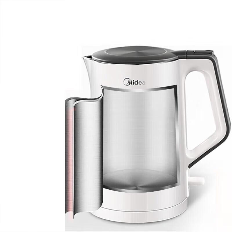 Midea 1.5L Double-Layer Anti-Scald Electric Kettle CN plug (adapter included)