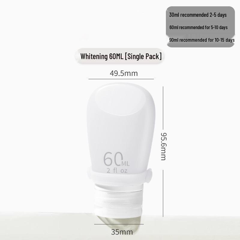 Portable Refillable Silicone Travel Bottles Set for Shampoo, Shower Gel, Lotion, Makeup Remover, and Skincare.