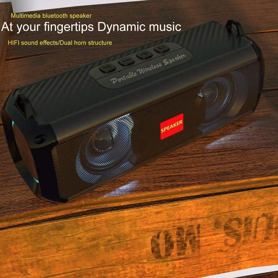 

Портативний динамік Bluetooth із високою роздільною здатністю, розширеними басами та високими частотами, бездротові HiFi високоякісні гучномовні динаміки чорний