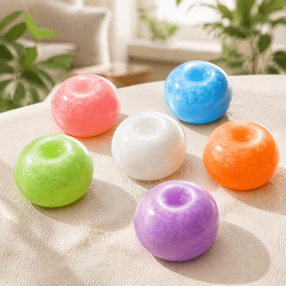 Slow Rising Ball Quick-rebound Squeeze Toy Colorful Sensory Fidget Toy  Xmas Gift