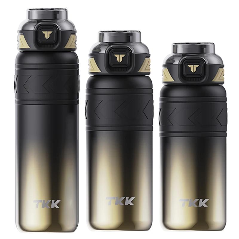 TKK SUS-316 Thermos Bottle Large Capacity Vaccum Cup Cold Insulation Portable Strap with Tea Flitter Thermal Flask Water Bottle