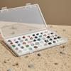 50PCS/Box Natural Crystal Stone Colorful Mineral Crystal Specimens Multifunctional for Natural Gems And Jades First Appreciation