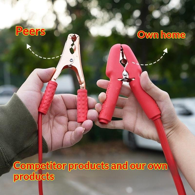 1Pcs Emergency Ignition Quick Start Power Booster Cable 3/4 Meters 2000A Heavy Duty Car Battery Jump Starter Cable For Car/Suv