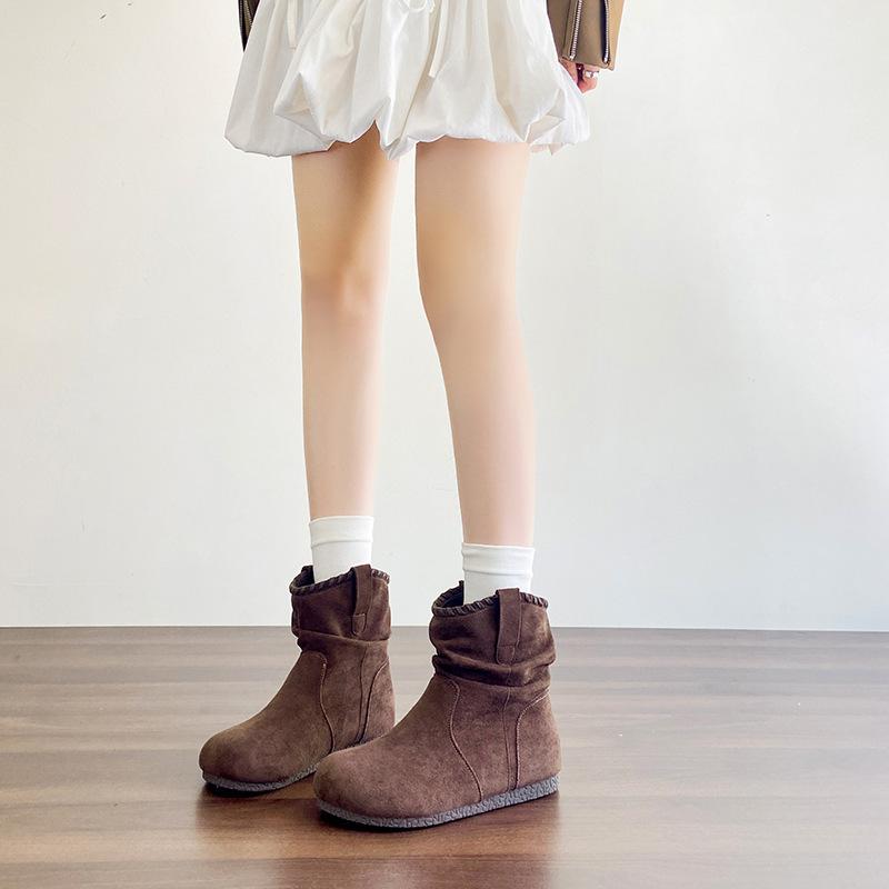 

Детские демисезонные ботинки на скрытой платформе, новые осенние ботинки-чулки Maillard средней длины, ботинки Мартин 40 коричневый