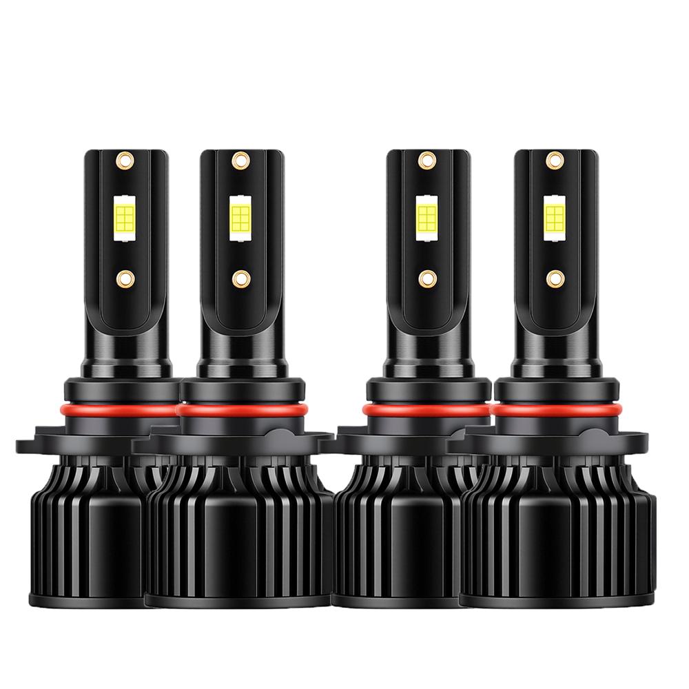 9005 HB3 9006 HB4 Auto Bulb Canbus Led headlight CSP 3570 Chips 6000K white Car Headlight Light 30000LM 12V Light Bulbs