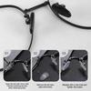 5 Pairs Anti Slip Hypoallergenic Silicone Nose Pads For Eyeglasses Sunglass Glass Spectacles Eyewear Titanium Frame Nose Pad