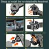 Car Seat Cooling Fan USB Dual Head Fan 360 Degree Rotation Neck Cooler Automotive Electric Fan 3 Speeds Car Accessories