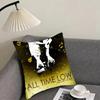 all time low rock band Cushion Cover Reversible Plush Pillow Cover – For car, sofa, bedroom, perfect as a gift.