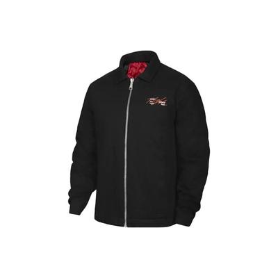 Alphabet Print Zip Jacket Men Jackets Black DJ0239-010