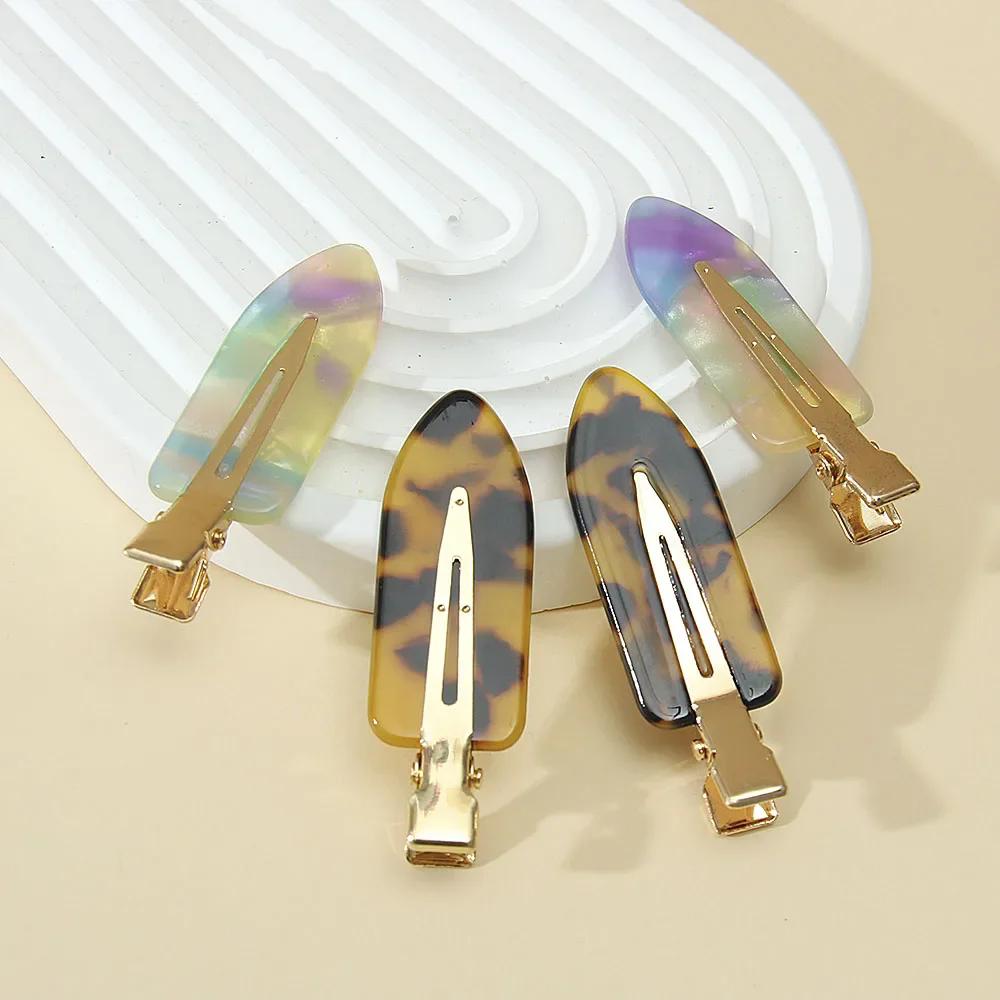 4Pcs/Lot Women Hair Clips Side Bangs Fix Fringe Barrette Makeup Kit Hair Accessories Female Ladies Girls Headwear Hairpin