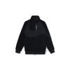 Reversible Fleece Jacket With Stand Collar And Zip Men Jacket Black FB1910-010