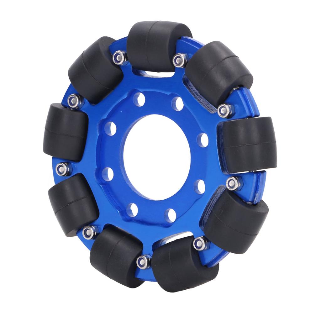 Omni Wheel 4in Omnidirectional Aluminium Alloy Hub Component Part for Robot Toy DIY