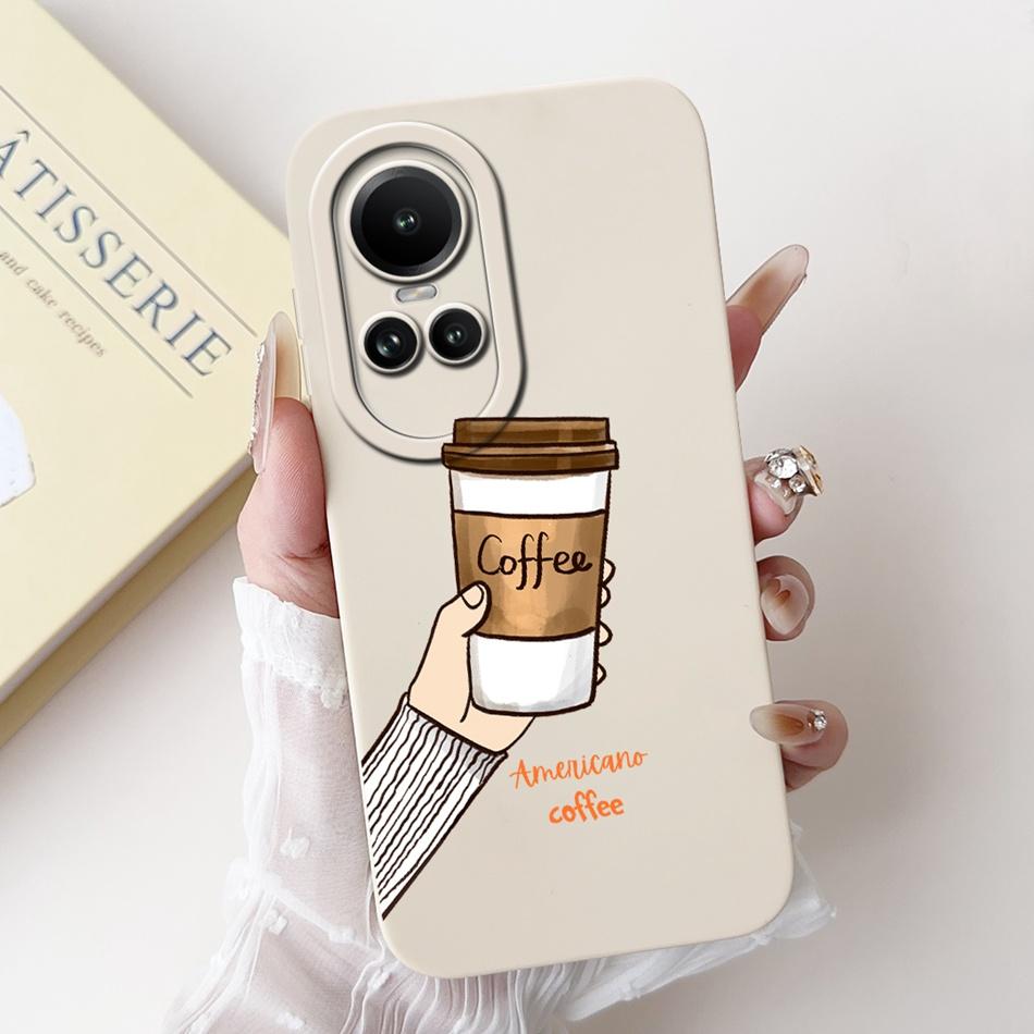Für OPPO Reno10 5G Hülle Reno10 Pro Reno 10 10Pro CPH2525 CPH2531 Elegantes Druckmuster Weiche Silikon Stoßfeste Handyhüllen