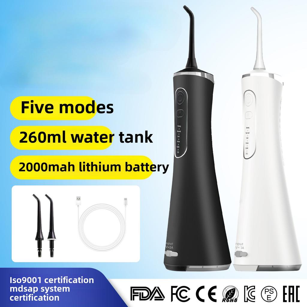 Handheld Portable Dental Flusher Household Large Water Tank Oral Flusher Cleaning Electric Water Dental Floss Dental Wash