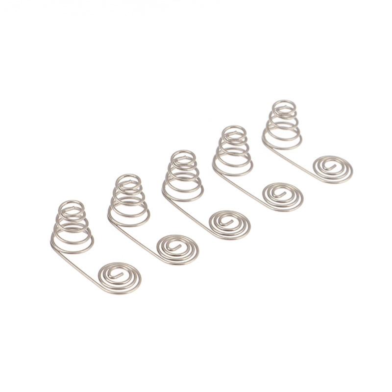 Reliable Metal Coated Battery Coil Contact Plate Coil Springs For 2A Battery Consistent Electrical Linkage