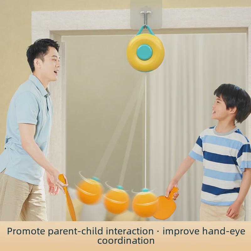 Children's Indoor Hanging Table Tennis Trainer for Hand-Eye Coordination