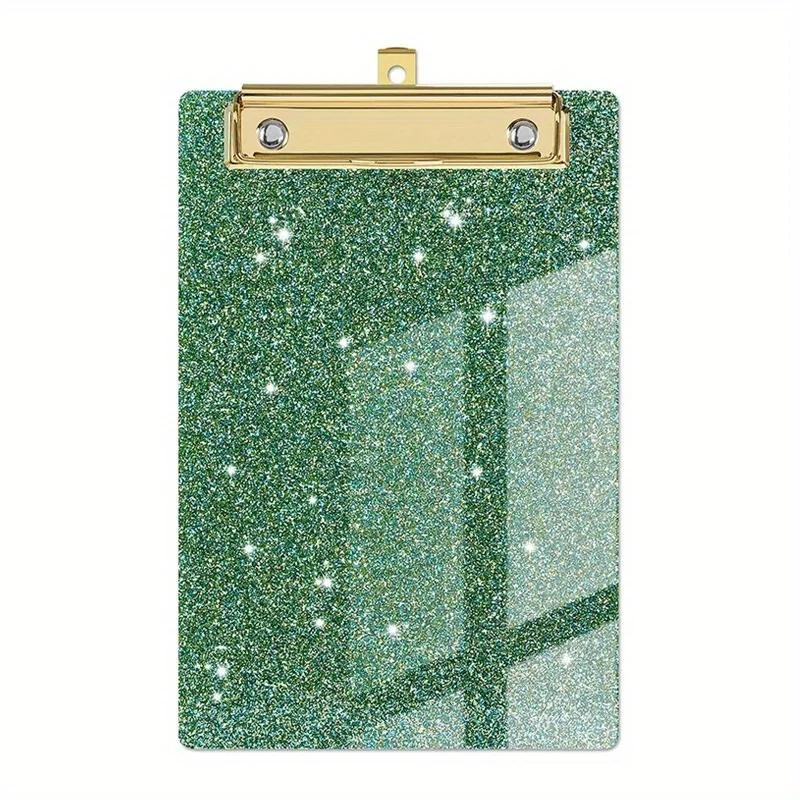 2pcs Glitter Acrylic Office File Clipboard Student Supplies Meeting Minutes Doctor Nurse Writing Pad Pad Perfect