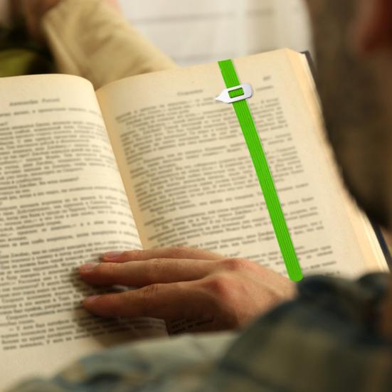 Elastic Bookmarks Metal Pointer Reading Node Locator Bookmarks Imprint Free Locator Bookmarks Practical Tool