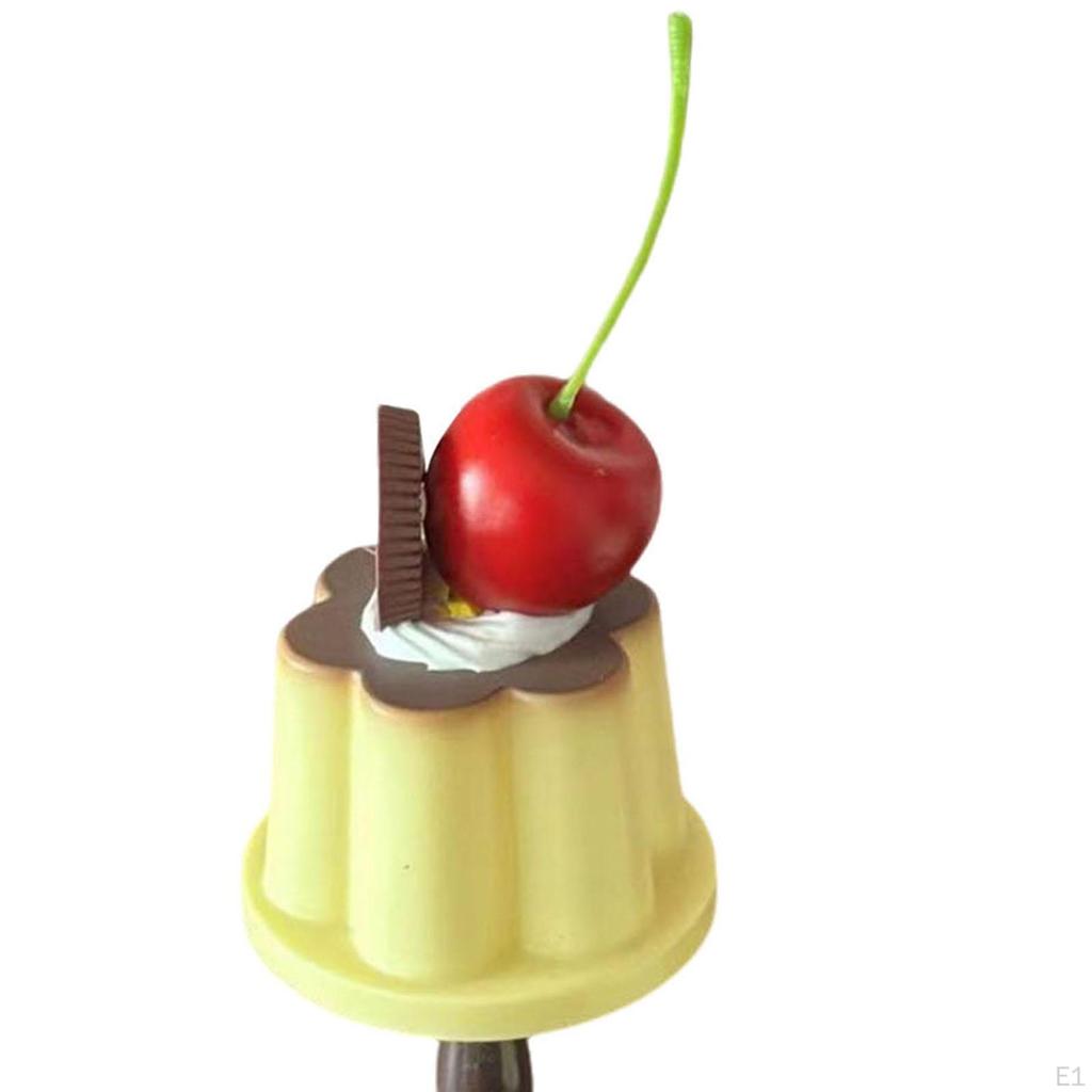 Decorative Night Light Table Centerpiece Pudding Design Cute for Girls Women Compact Bedside Lamp