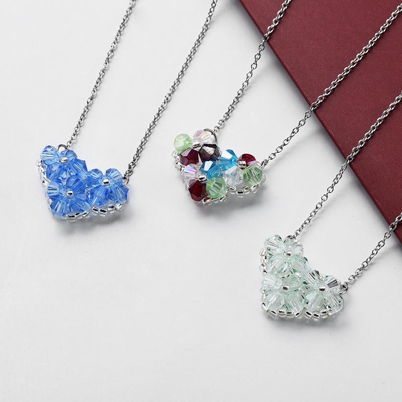 Delightful 2022 Heart Shaped Necklace Lovely Beaded Design Perfect For Casual And Formal Occasions